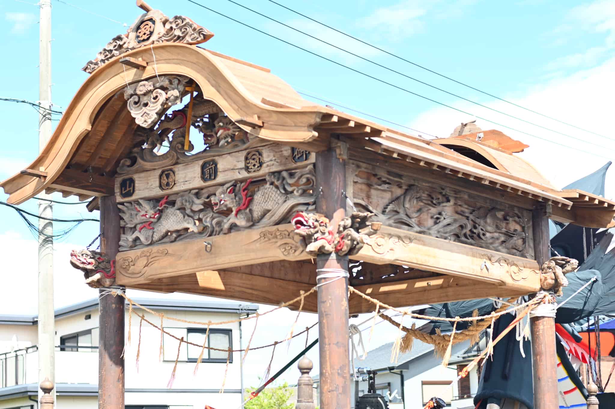山車の彫刻