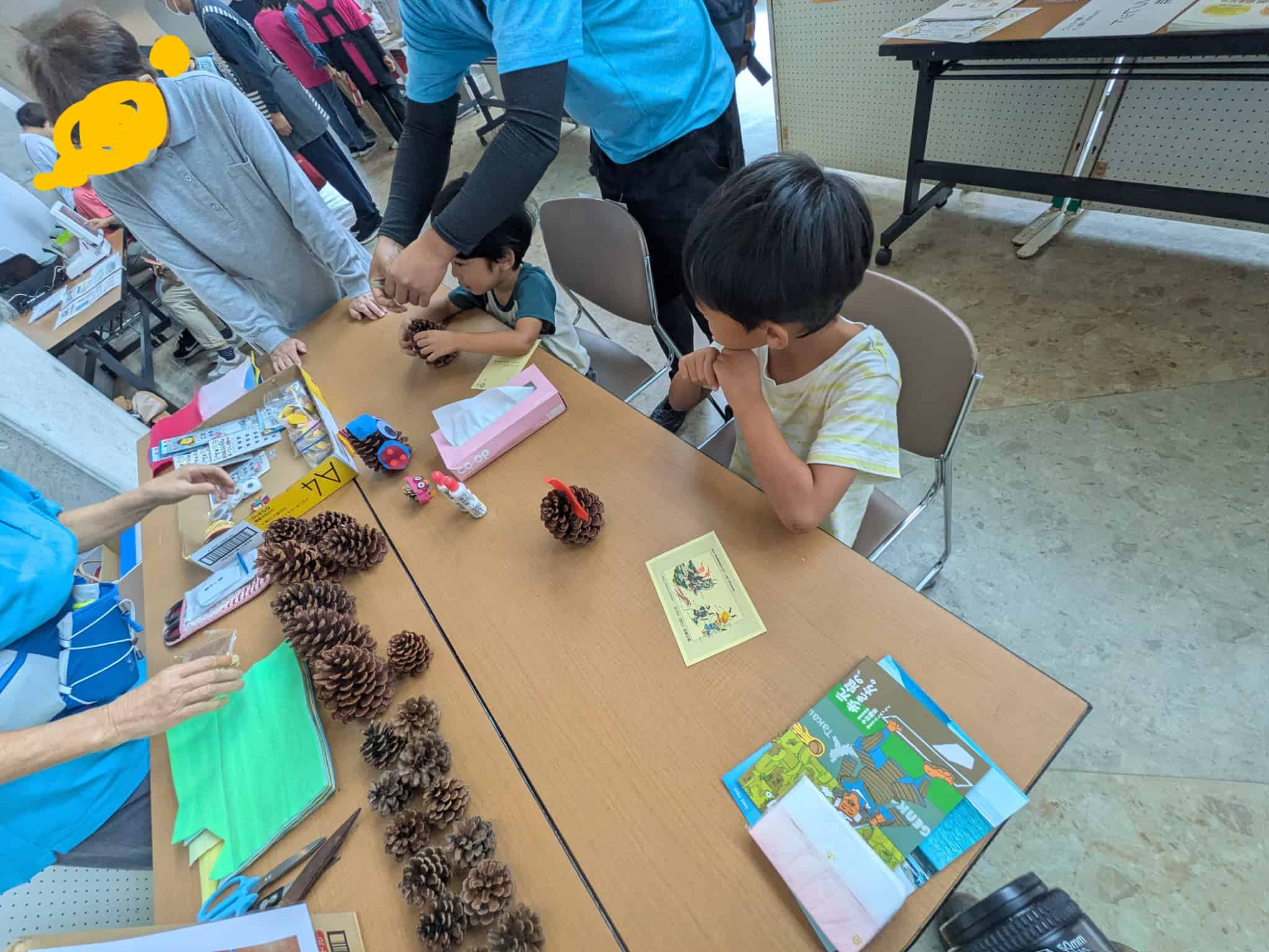 工作体験や握力検診