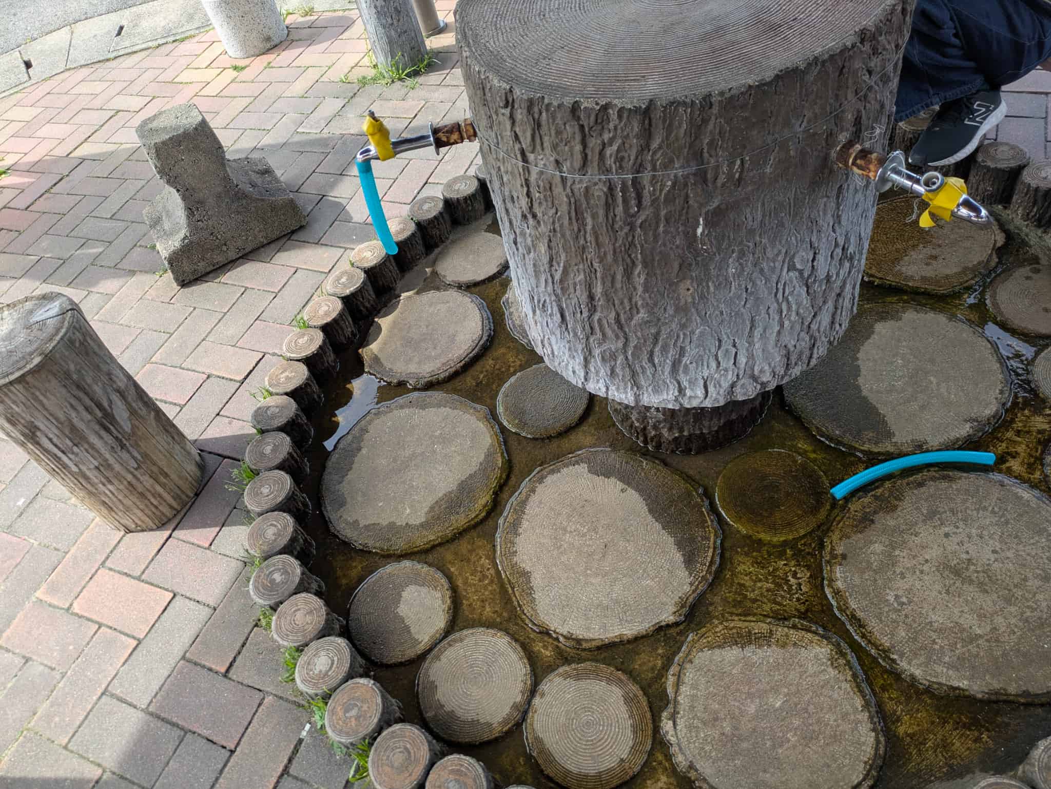 水汲み場(道の駅 吉野ヶ里) の様子