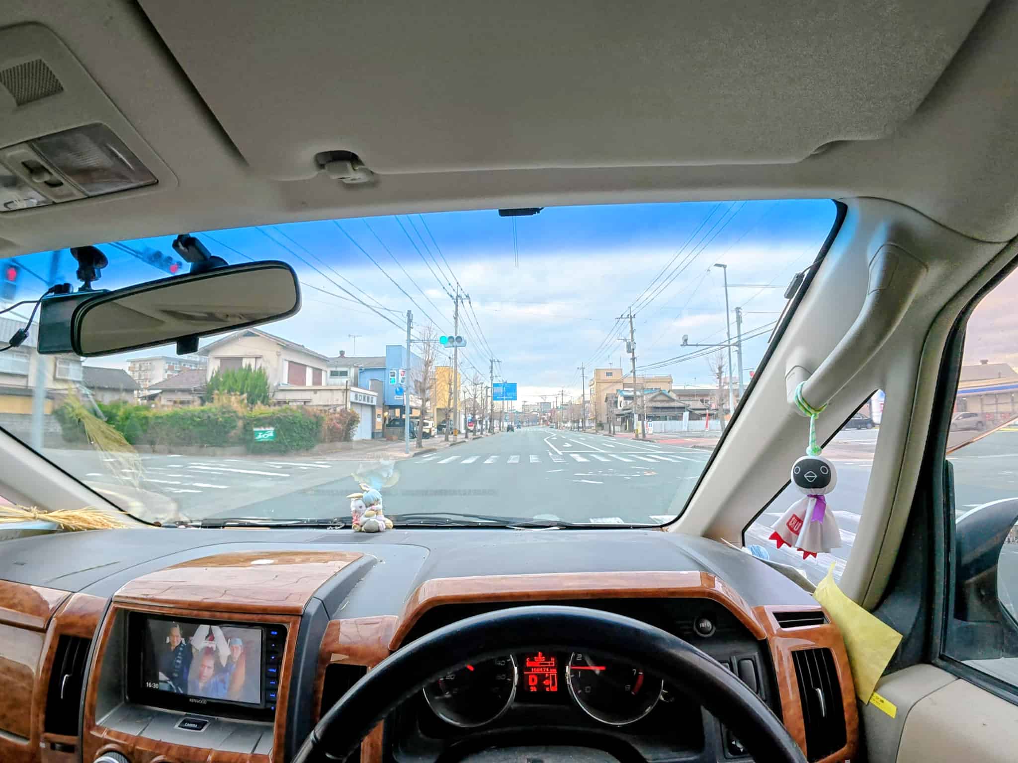 ハンズフリー運転目線