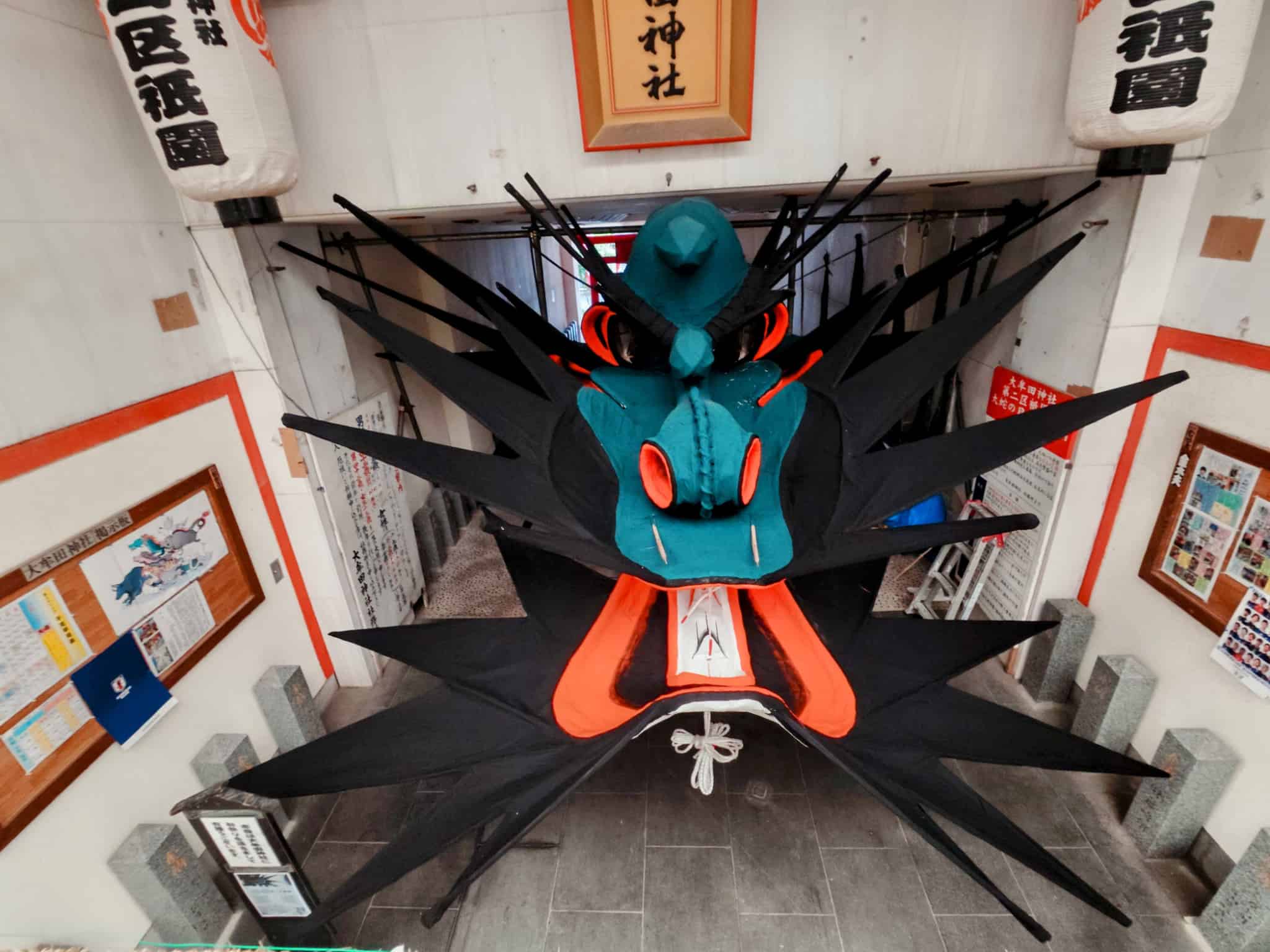 大蛇製作風景1