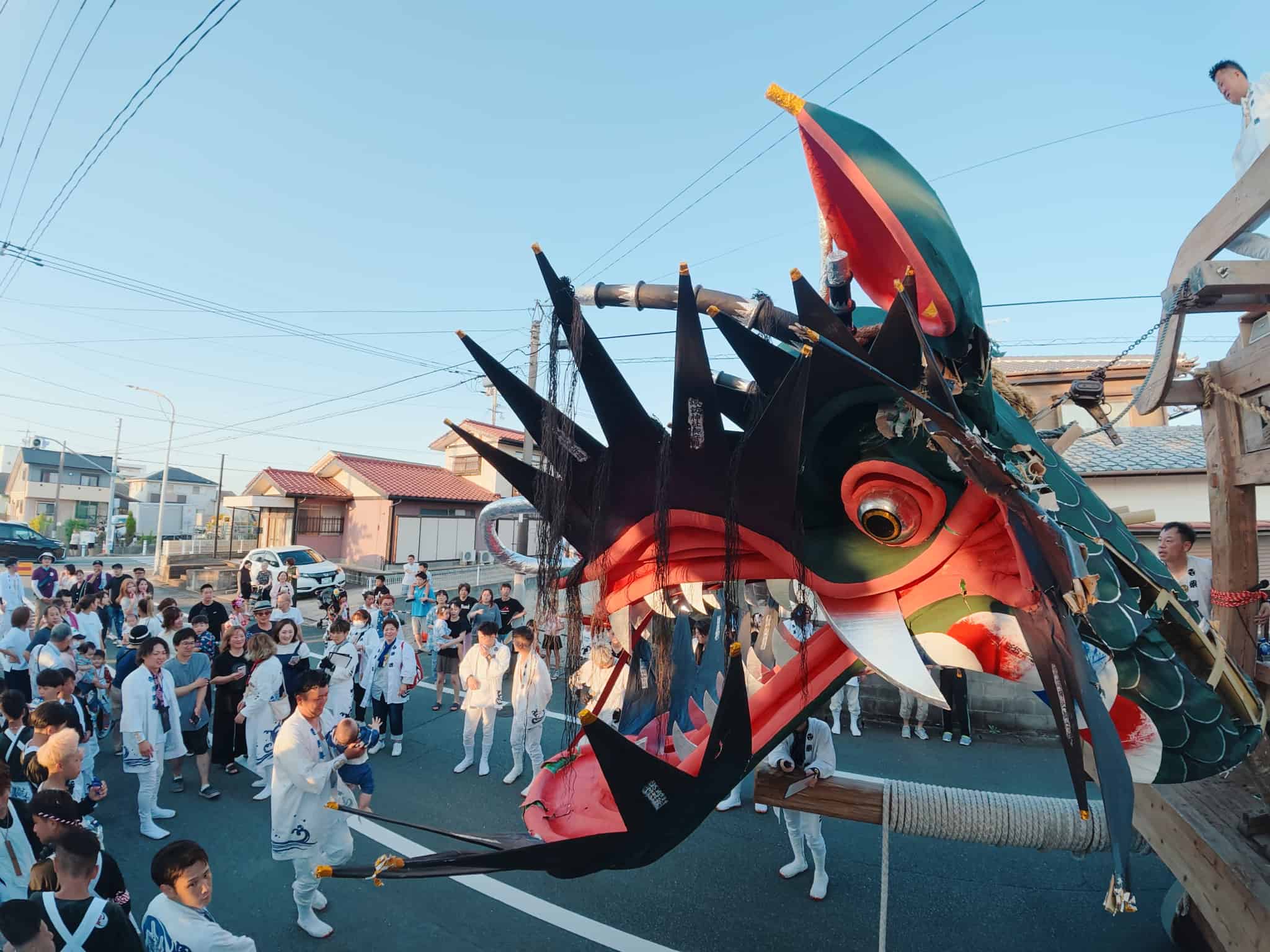 県堺大蛇山の横顔