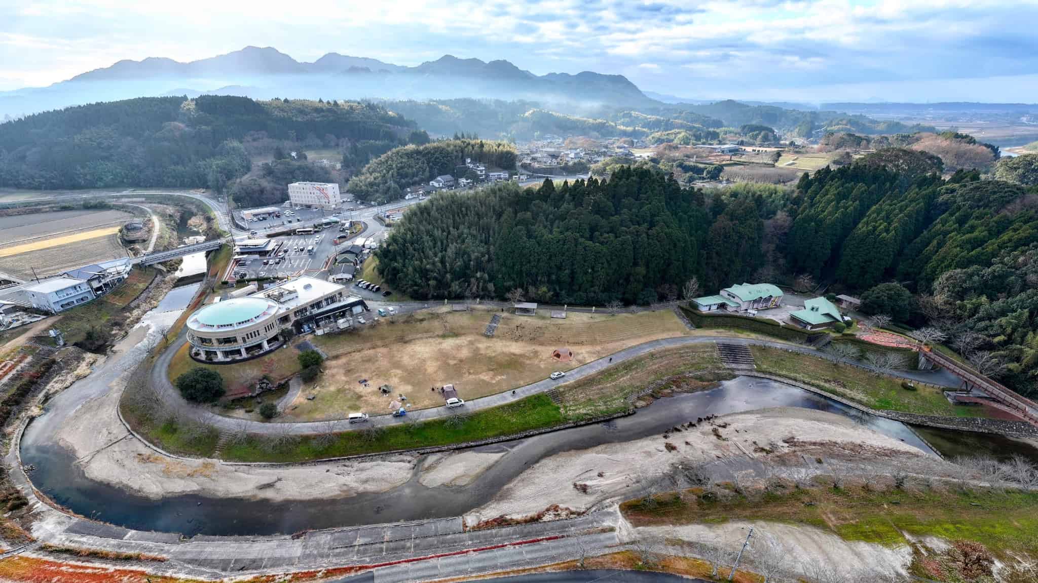 なごみキャンプ航空写真
